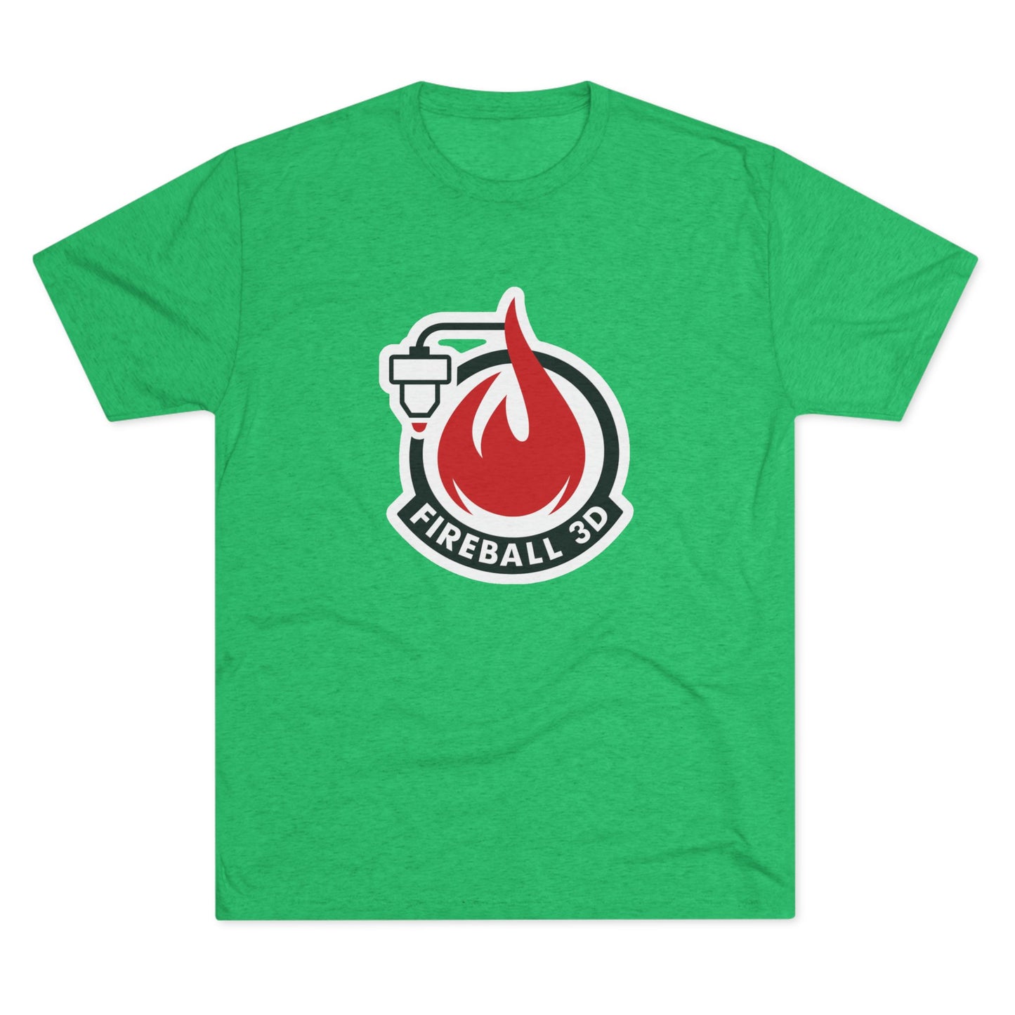 Fireball 3D - Triblend T-shirt