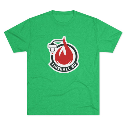 Fireball 3D - Triblend T-shirt