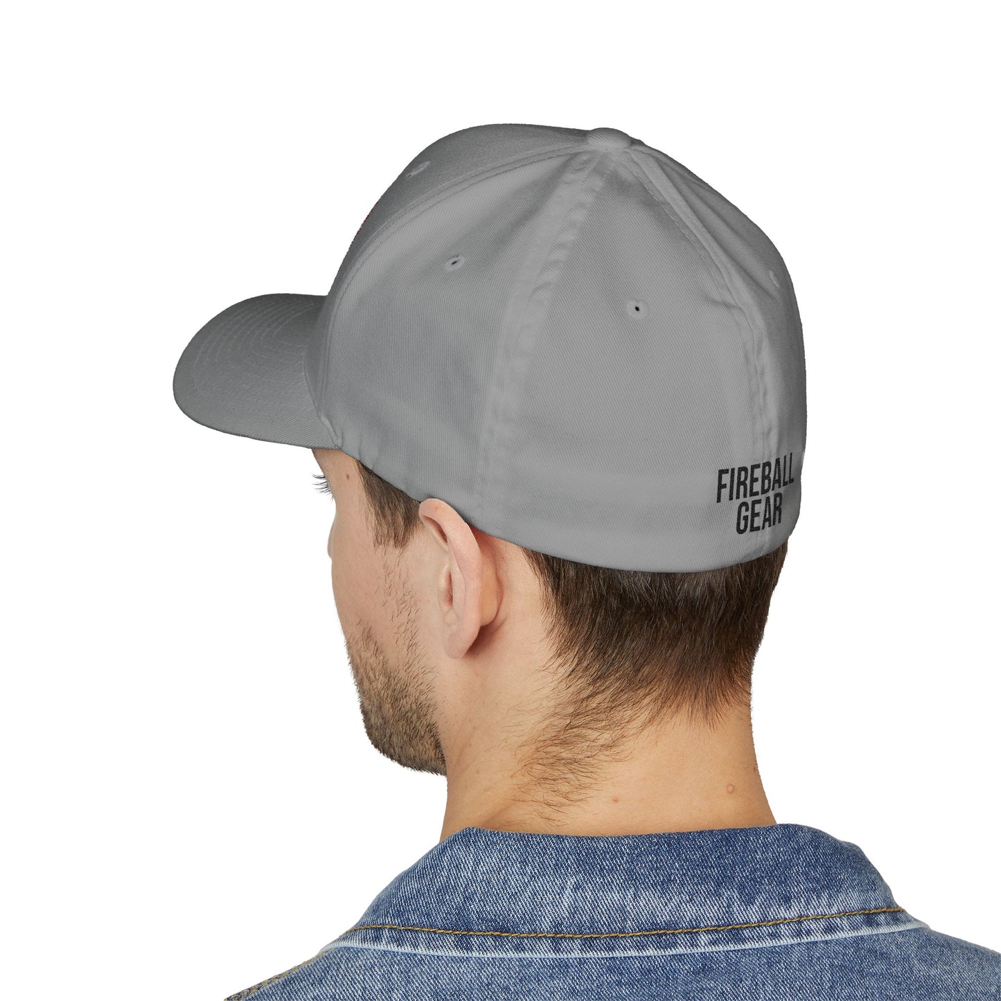 Fireball 3D - Light Colors - FlexFit Embroidered Baseball Cap