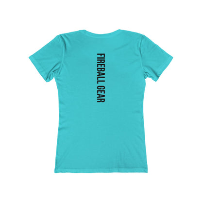 Fireball Gear - Flame & Gear - Black - Women's Slim Fit T-shirt