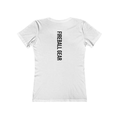 Fireball Gear - Flame & Gear - Black - Women's Slim Fit T-shirt