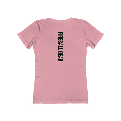 Fireball Gear - Flame & Gear - Black - Women's Slim Fit T-shirt