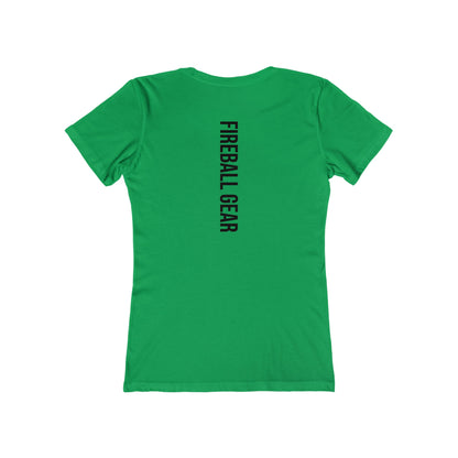 Fireball Gear - Flame & Gear - Black - Women's Slim Fit T-shirt