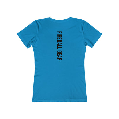 Fireball Gear - Flame & Gear - Black - Women's Slim Fit T-shirt