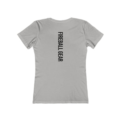 Fireball Gear - Flame & Gear - Black - Women's Slim Fit T-shirt