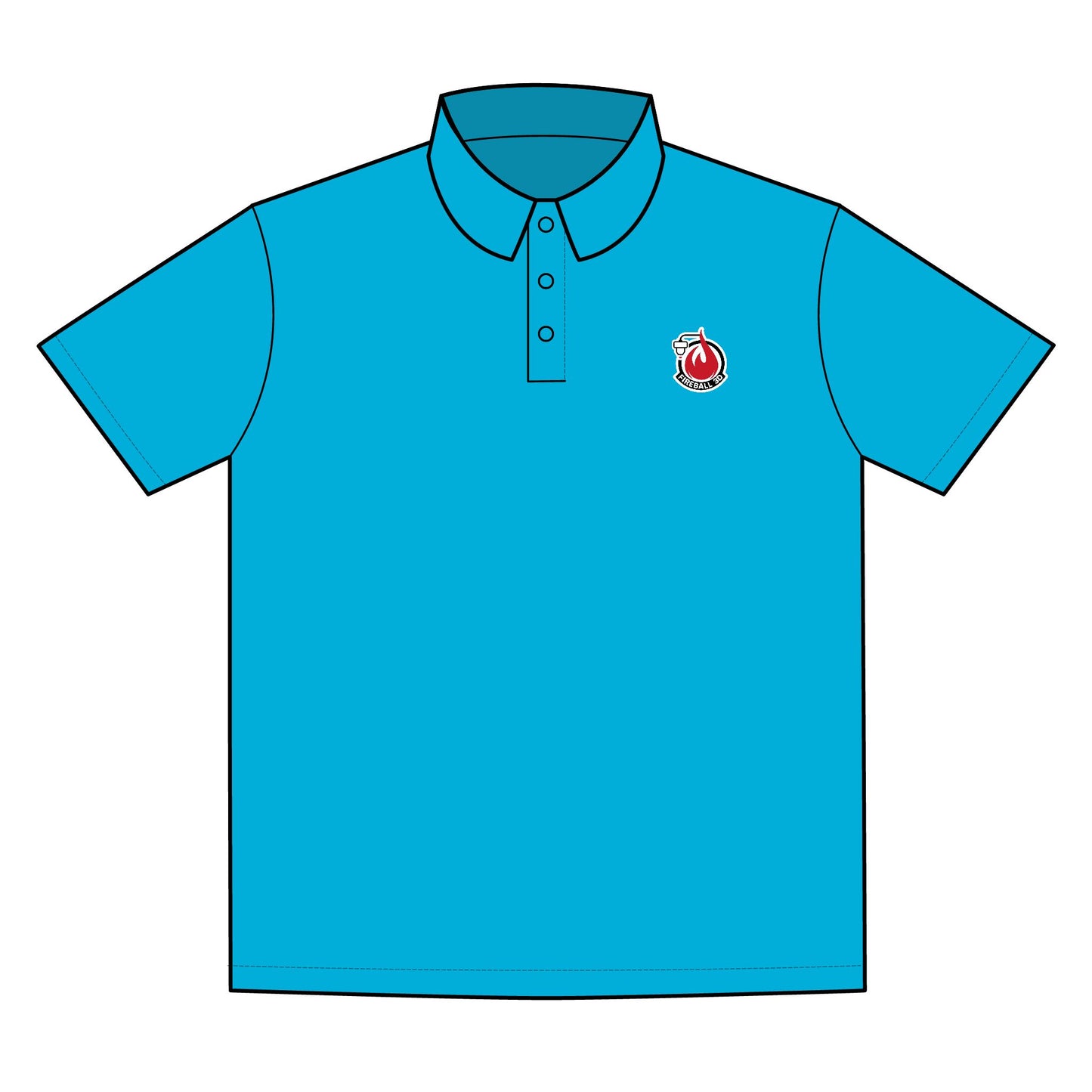 Fireball 3D - Polo Shirt