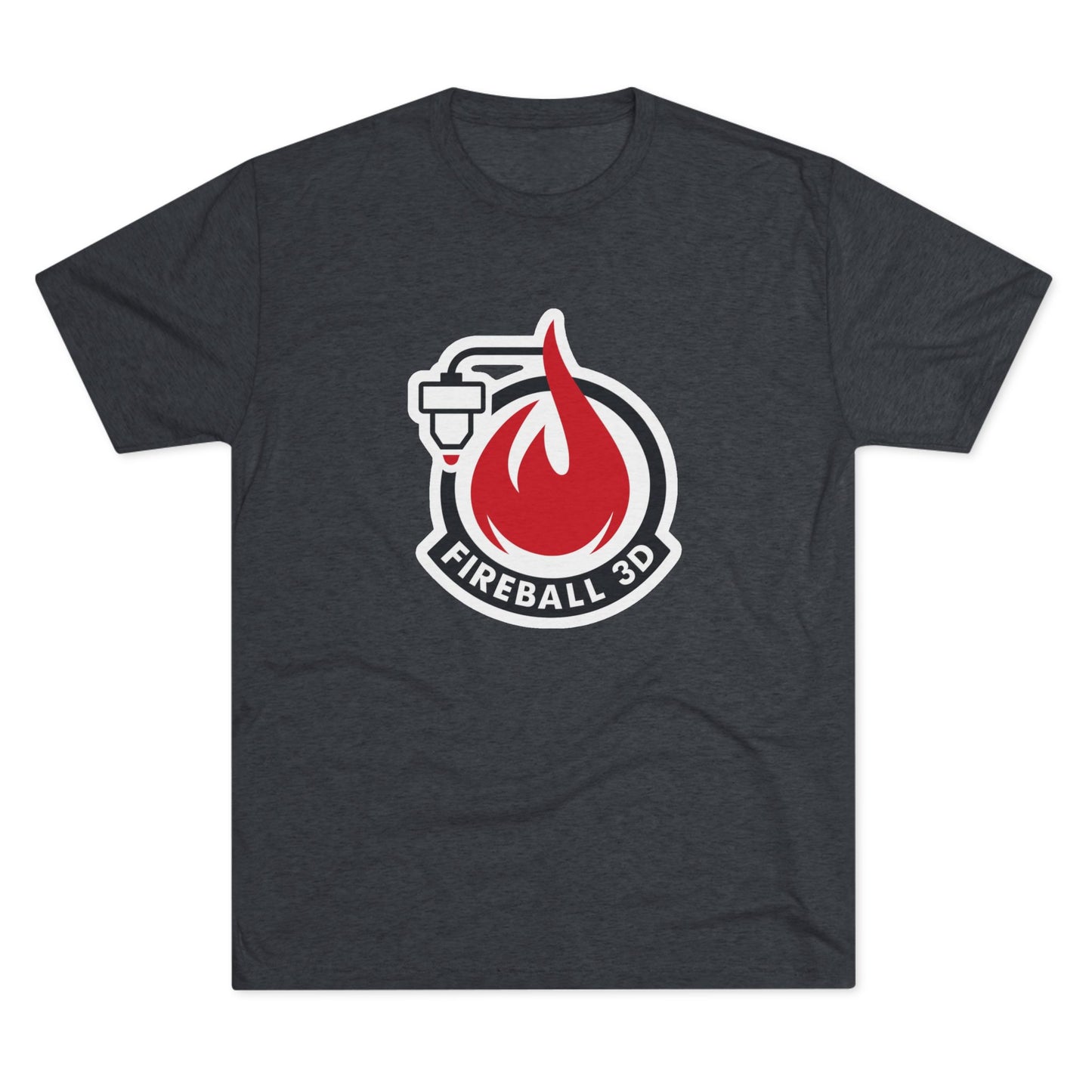 Fireball 3D - Triblend T-shirt