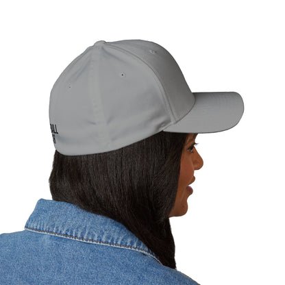 Beast Mode Series - Flame & Gear Circle - FlexFit Embroidered Baseball Cap