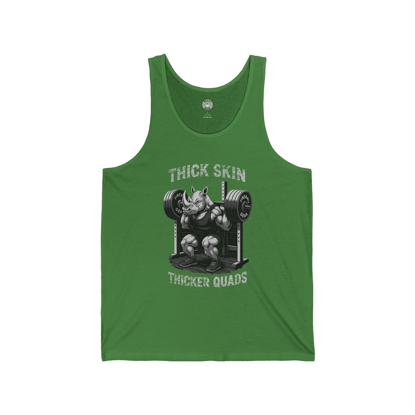 Beast Mode Series - Thick Skin, Thicker Quads - Jersey Tank Top