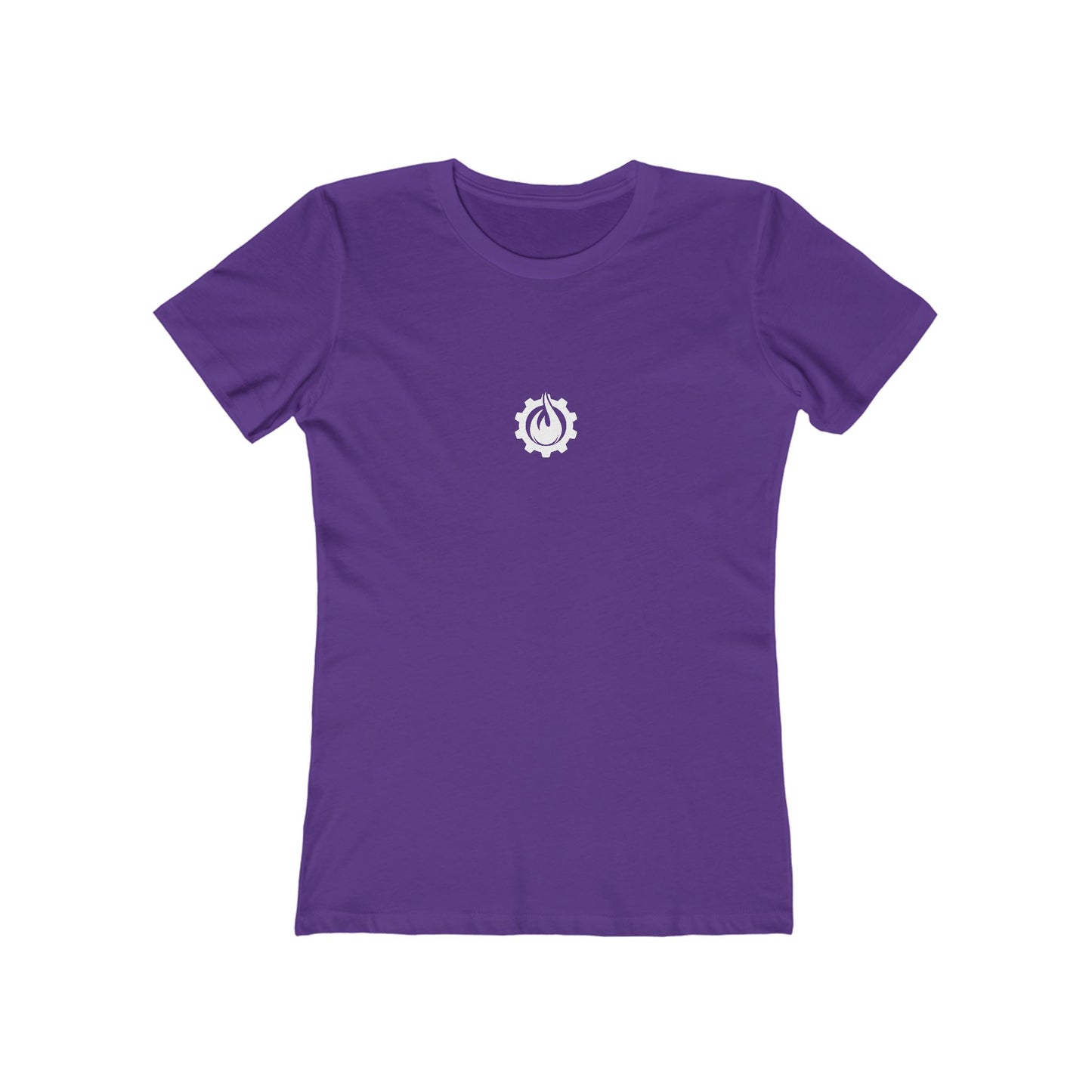Fireball Gear - Flame & Gear - White - Women's Slim Fit T-shirt