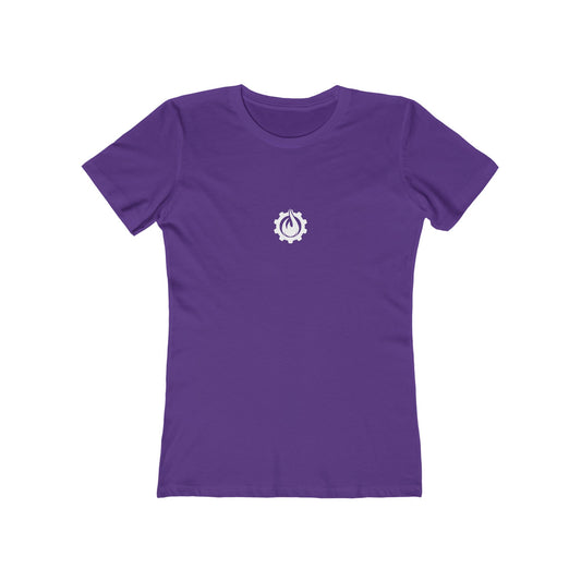 Fireball Gear - Flame & Gear - White - Women's Slim Fit T-shirt