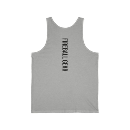 Fireball Gear - Flame & Gear - Black - Jersey Tank Top