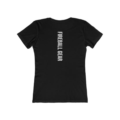 Fireball Gear - Flame & Gear - White - Women's Slim Fit T-shirt