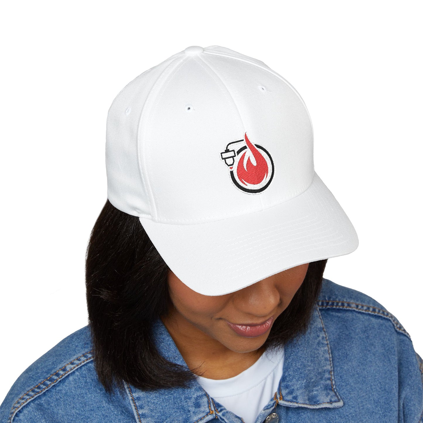 Fireball 3D - Light Colors - FlexFit Embroidered Baseball Cap