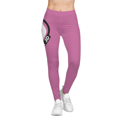 Fireball 3D - Women's Leggings - Pink
