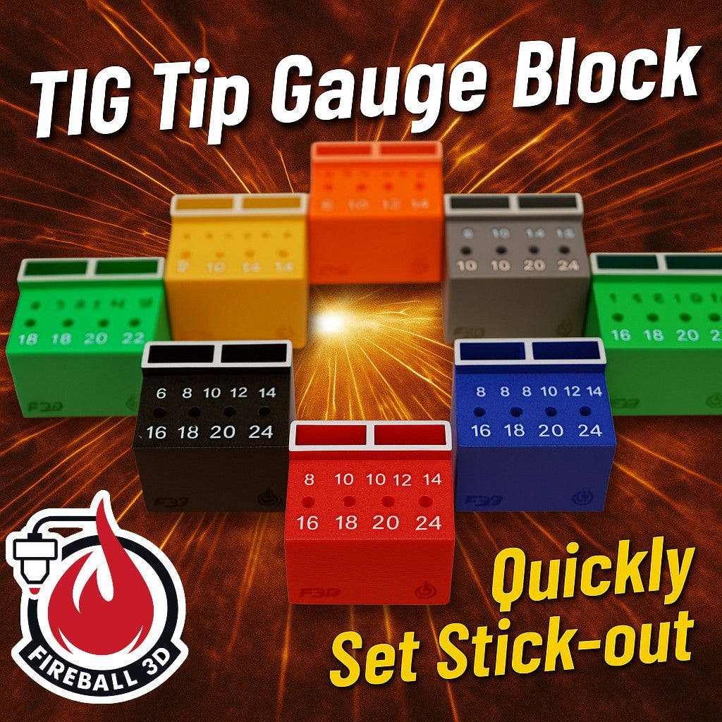 Tungsten Stick-Out Gauge for TIG Welding Torch